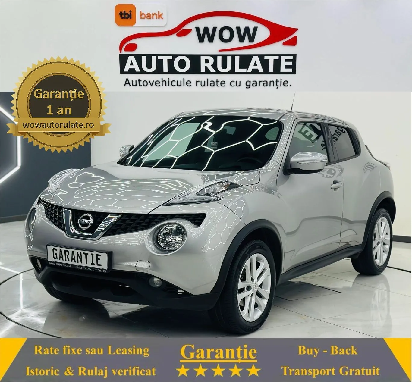NISSAN JUKE 2018 1.2i E6 Garantie 12 Luni Rate Avans 0 Doar Cu Buletinul 2018 - WOW Auto Rulate