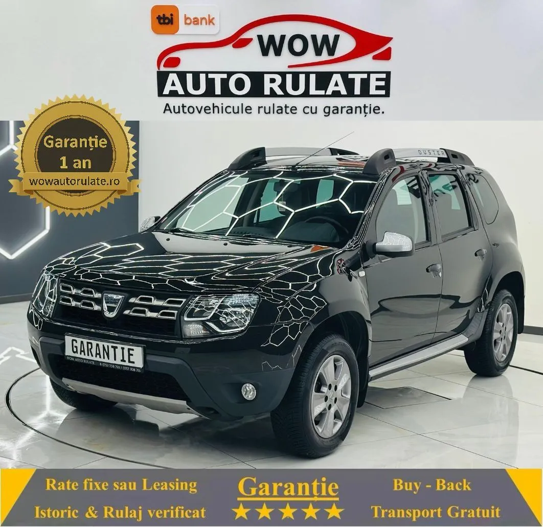 DACIA DUSTER 2015 1.2i E5 Garantie 12 Luni Rate Avans 0 Doar cu Buletinul 2015 - WOW Auto Rulate