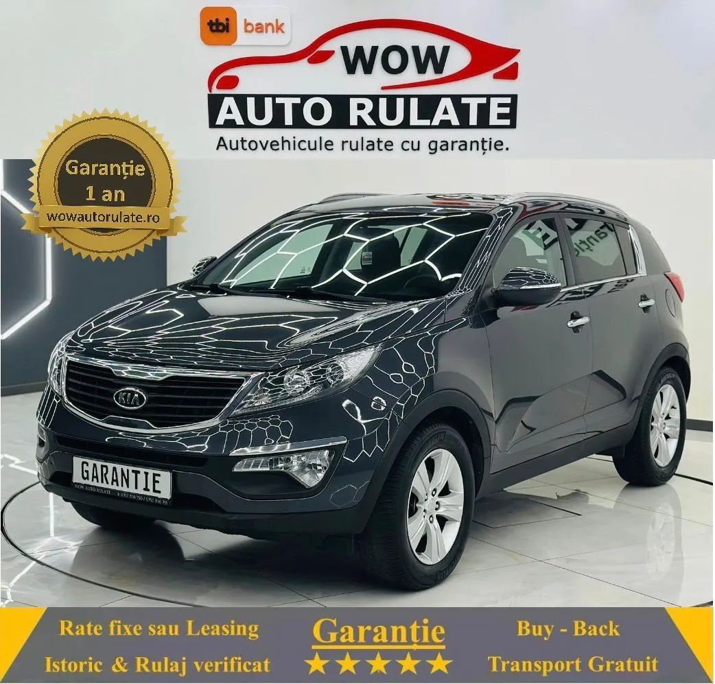 KIA SPORTAGE 2012 1.7D E5 Garantie 12  Luni Rate Avans 0 Daor Cu Buletinul 2012 - WOW Auto Rulate