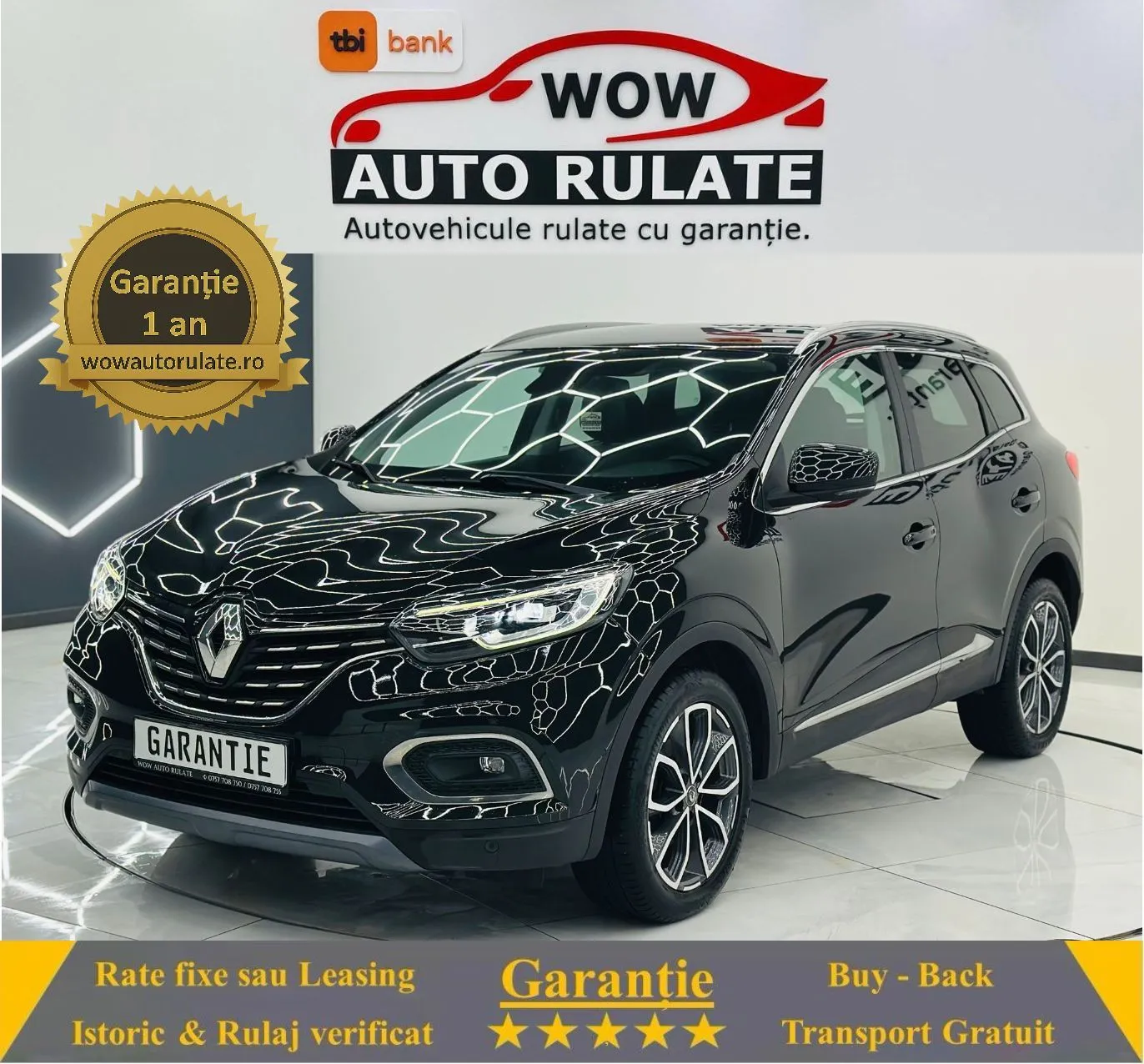 RENAULT KADJAR 2019 1.5D E6 Garantie 12 Luni Rate Avans 0 Doar Cu Buletinul 2019 - WOW Auto Rulate