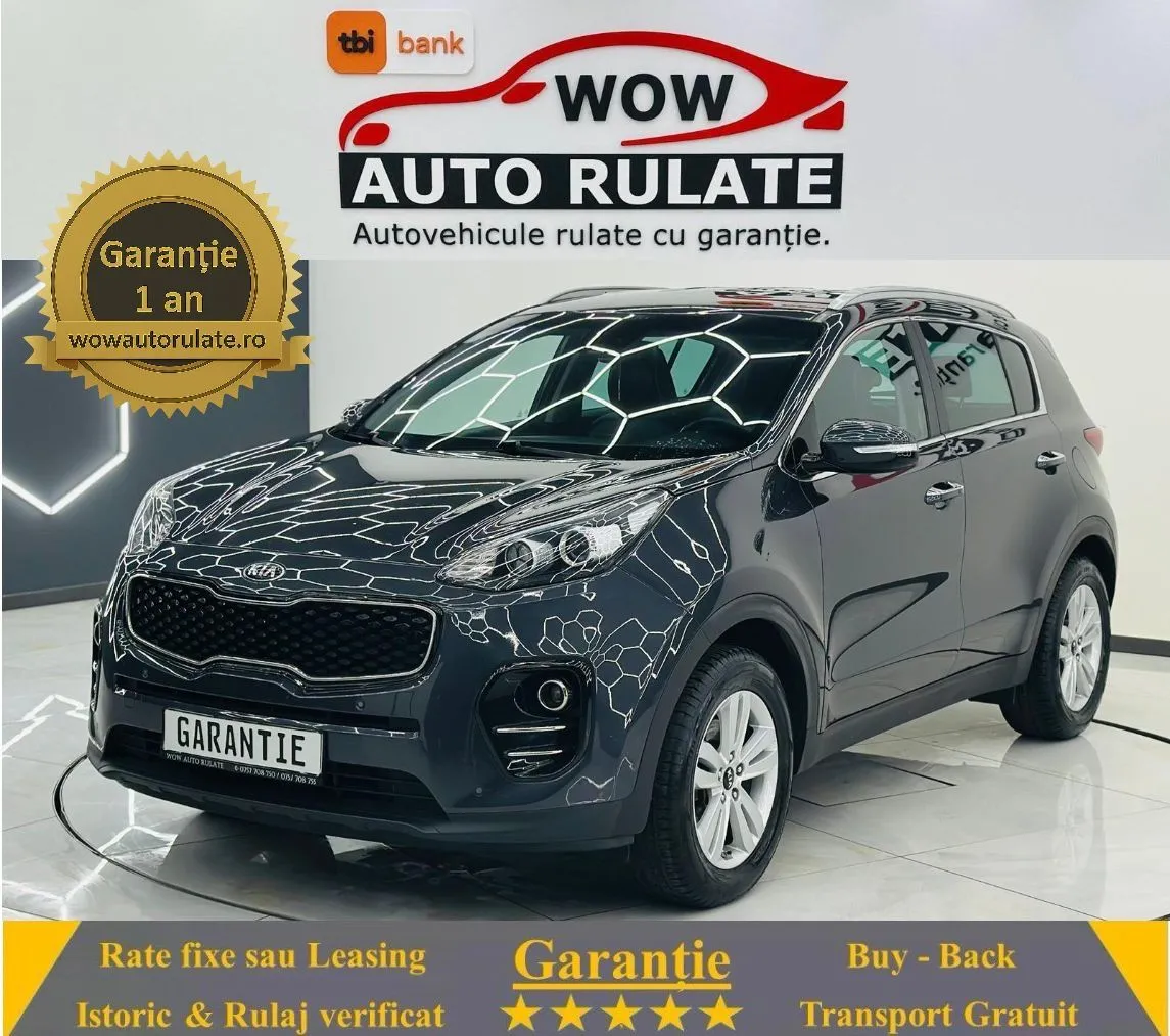 KIA SPORTAGE 2017 1.6i E6 Garantie 12 Luni Rate Avans 0 Doar Cu Buletinul 2017 - WOW Auto Rulate