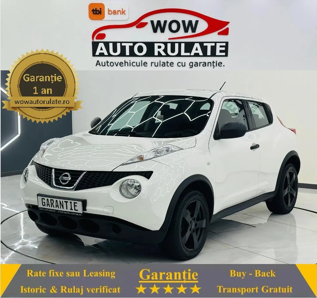 NISSAN JUKE 2014 1.6i E5 Garantie 12 Luni Rate Avans 0 Doar Cu Buletinul 2014 - WOW Auto Rulate