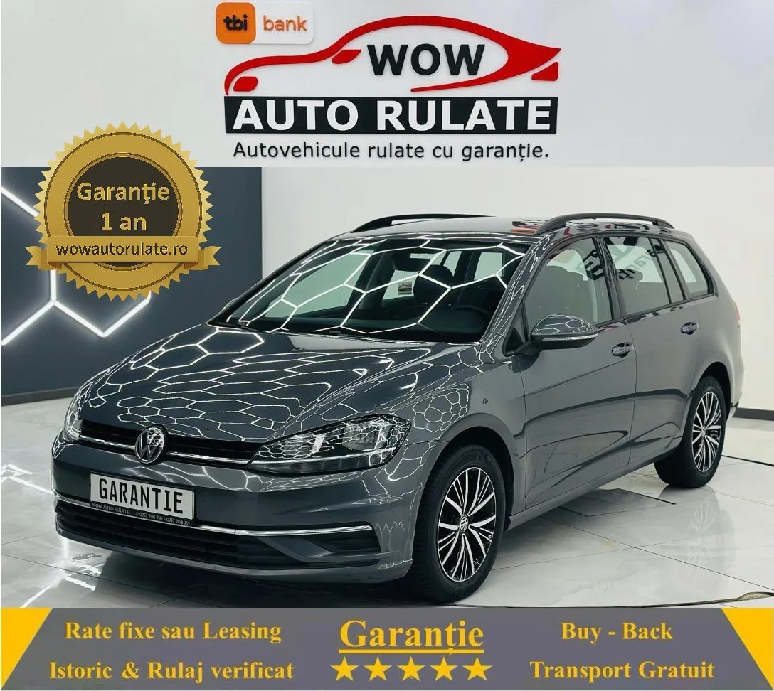 VOLKSWAGEN GOLF 2018 1.6D E6 Garantie 12 Luni Rate Avans 0 Doar Cu Buletinul 2018 - WOW Auto Rulate