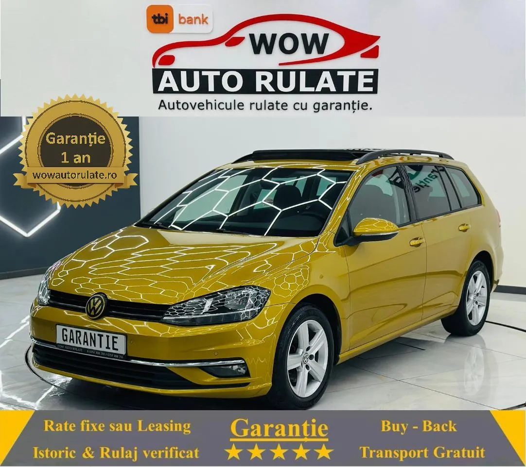 VOLKSWAGEN GOLF 2018 1.6D E6 Garantie 12 Luni Rate Avans 0 Doar Cu Buletinul 2018 - WOW Auto Rulate