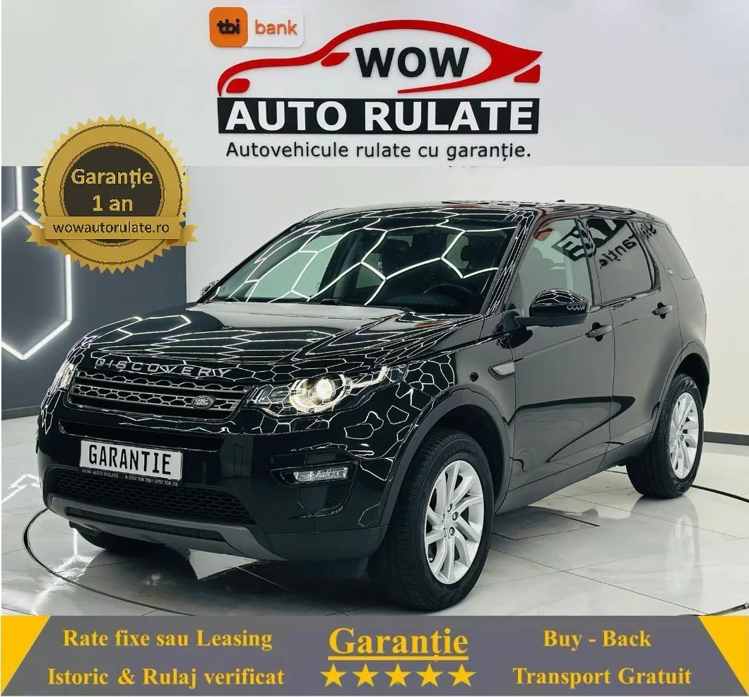 LANDROVER DISCOVERY-SPORT 2018 2.0D E6 4x4 Garantie 12 Luni Rate Avans 0 Doar Cu Buletinul 2018 - WOW Auto Rulate