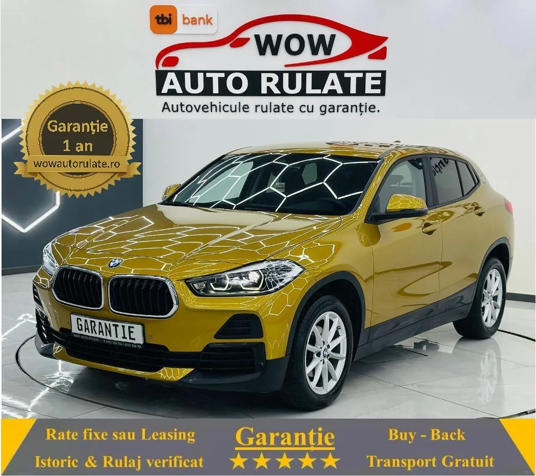 BMW X2 2020 1.5D E6 Garantie 12 Luni Rate Avans 0 Doar Cu Buletinul 2020 - WOW Auto Rulate