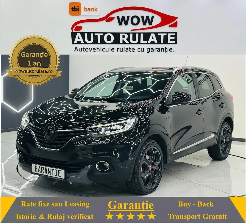RENAULT KADJAR 2017 1.6D E6 Garantie 12 Luni Rate Avans 0 Doar Cu Buletinul 2017 - WOW Auto Rulate