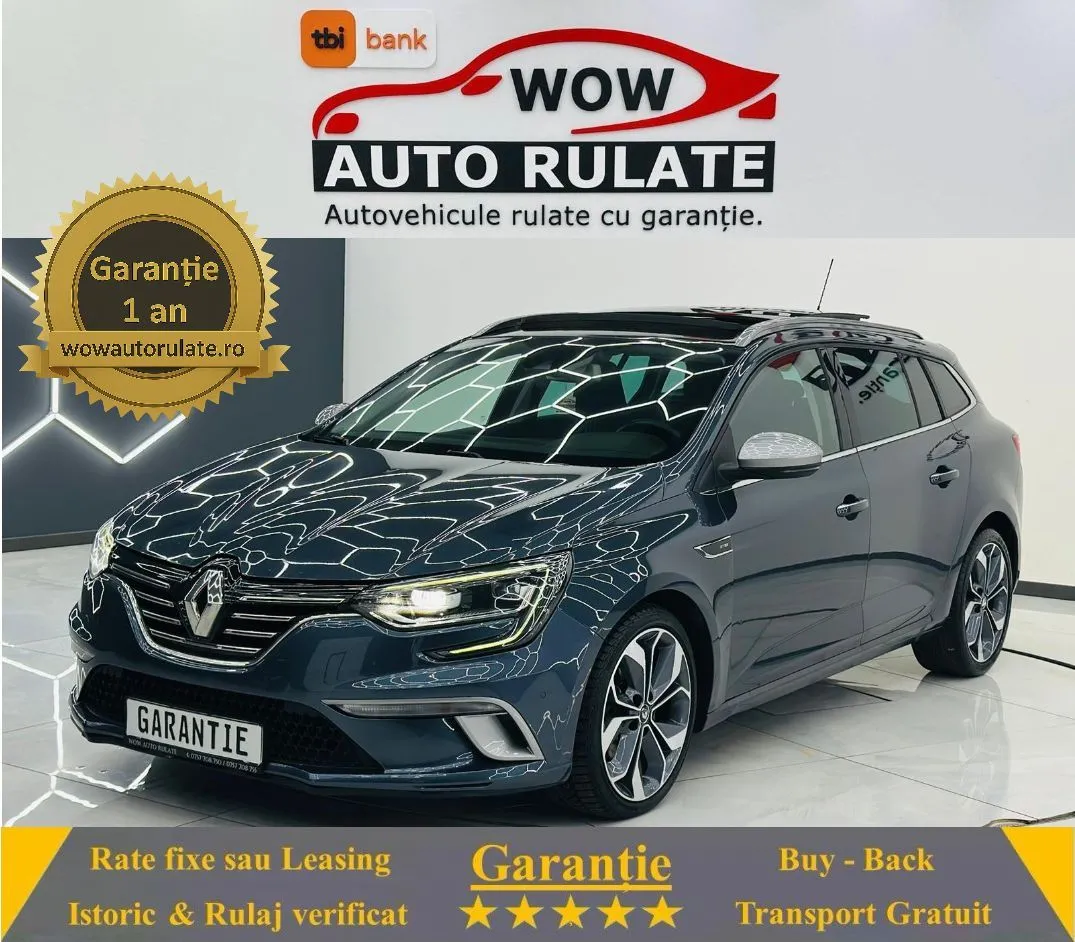 RENAULT MEGANE 2017 1.6D E6 Garantie 12 Luni Rate Avans 0 Doar Cu Buletinul 2017 - WOW Auto Rulate