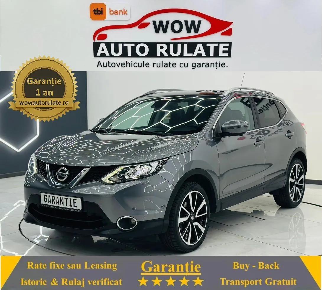 NISSAN Qashqai 2016 1.6D E6 Garantie 12 Luni Rate Avans 0 Doar Cu Buletinul 2016 - WOW Auto Rulate