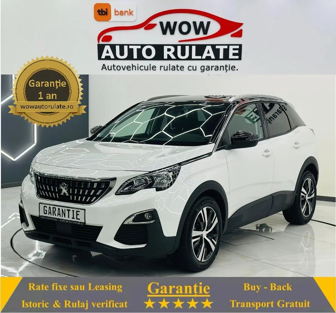 PEUGEOT 3008 2020 1.5D E6 Garantie 12 Luni Rate Avans 0 Doar Cu Buletinul 2020 - WOW Auto Rulate