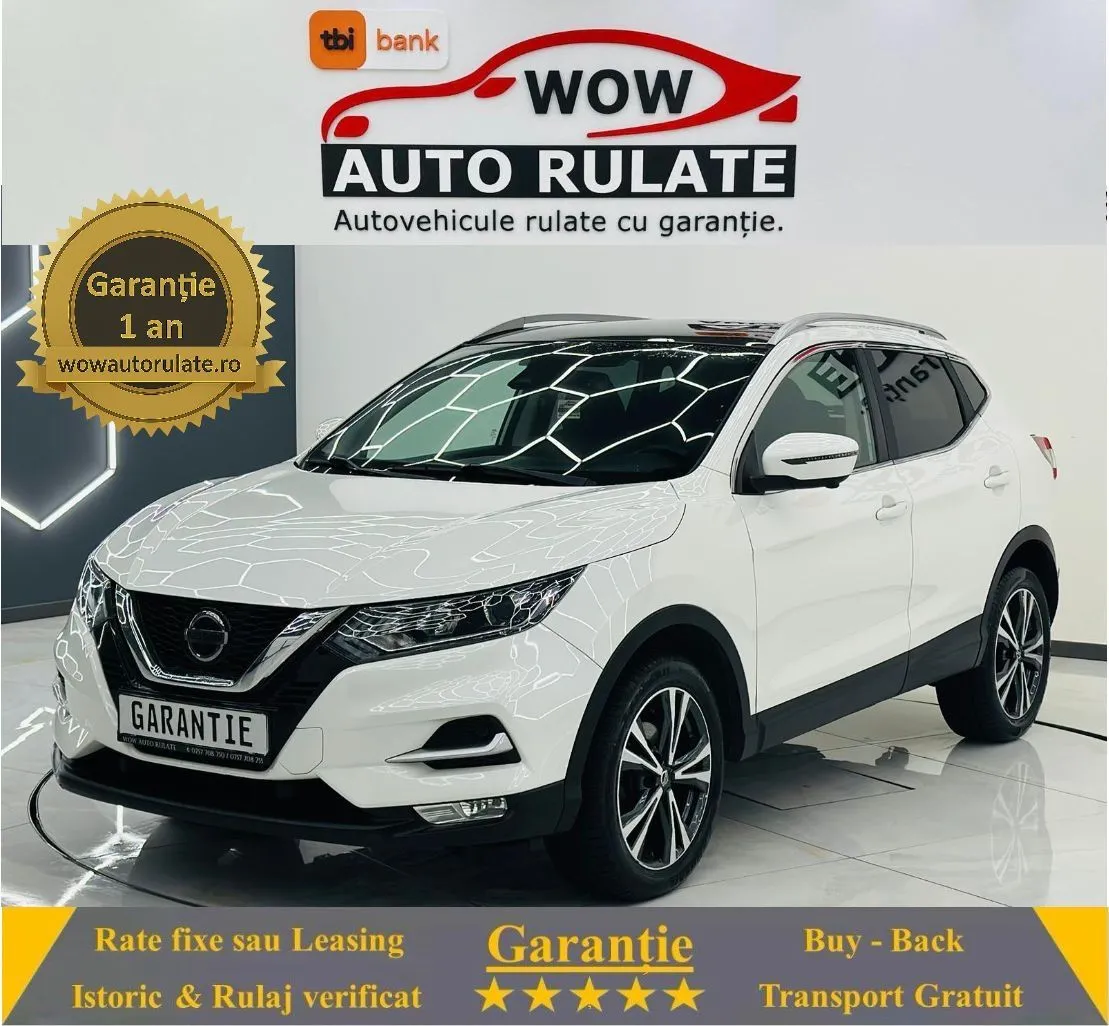 NISSAN Qashqai 2019 1.5D E6 Garantie 12 Luni Rate Avans 0 Doar Cu Buletinul 2019 - WOW Auto Rulate
