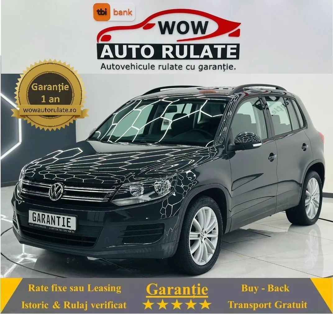 VOLKSWAGEN TIGUAN 2015 2.0D E5 Garantie 12 Luni Rate Avans 0 Doar Cu Buletinul 2015 - WOW Auto Rulate