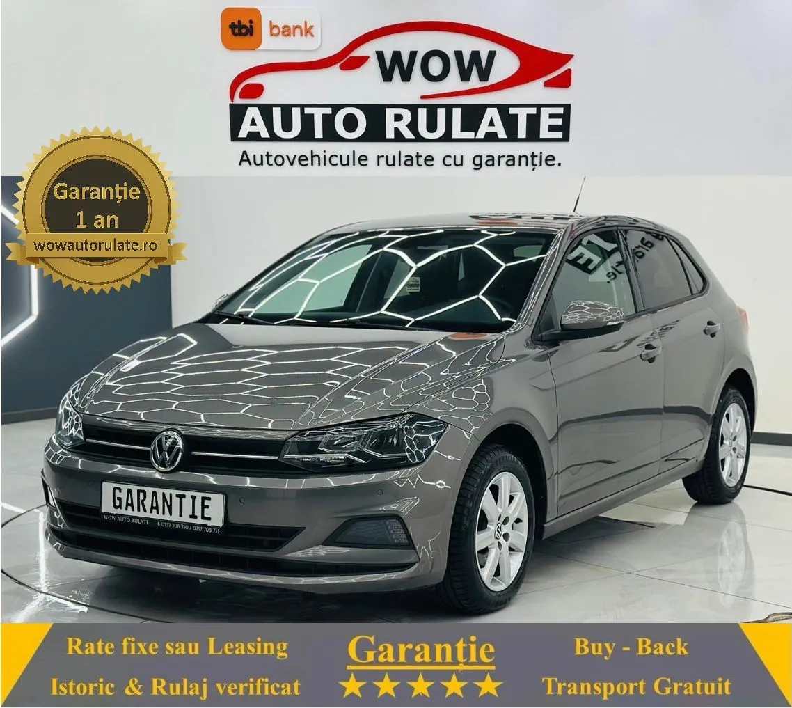 VOLKSWAGEN POLO 2019 1.6D E6 Garantie 12 Luni Rate Avans 0 Doar cu Buletinul 2019 - WOW Auto Rulate