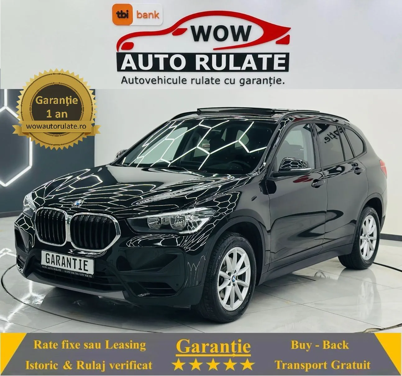 BMW X1 2020 1.5i E6 Garantie 12 Luni Rate Avans 0 Doar Cu Buletinul 2020 - WOW Auto Rulate