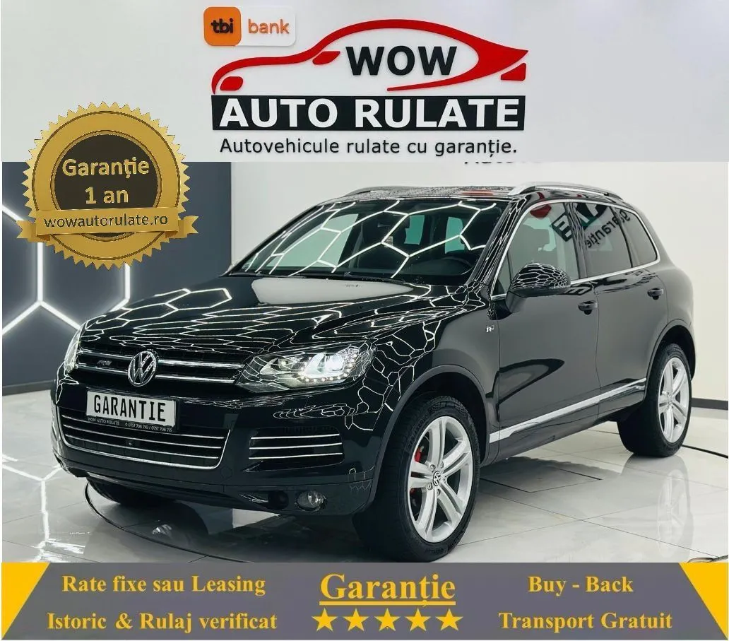 VOLKSWAGEN TOUAREG 2013 3.0D E5 Garantie 12 Luni Rate Avans 0 Doar cu Buletinul 2013 - WOW Auto Rulate