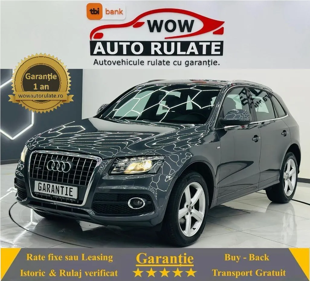 AUDI Q5 2010 2.0D E4 4X4 Garantie 12 Luni Rate Avans 0 Doar Cu Buletinul 2010 - WOW Auto Rulate