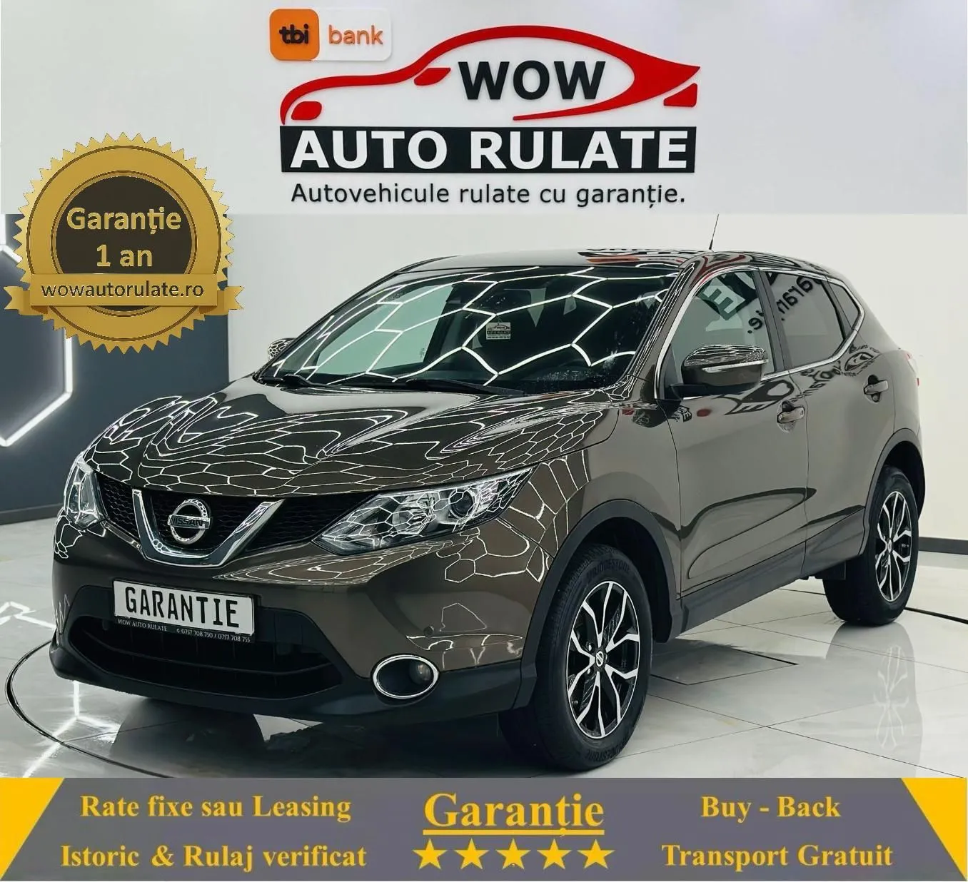 NISSAN Qashqai 2014 1.5D E5 Garantie 12 Luni Rate Avans 0 Doar Cu Buletinul 2014 - WOW Auto Rulate