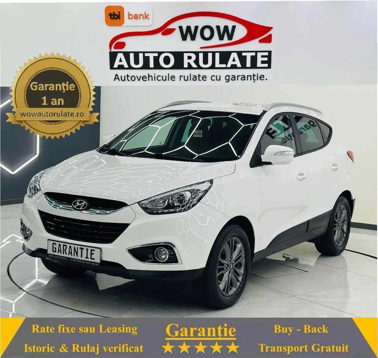 HYUNDAI IX35 2015 1.6i E5 Garantie 12 Luni Rate Avans 0 Doar cu Buletinul 2015 - WOW Auto Rulate