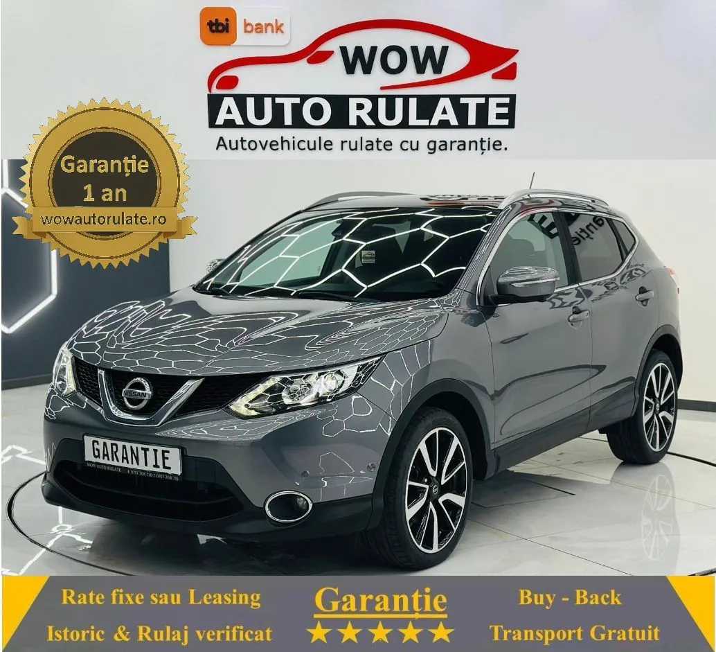 NISSAN Qashqai 2014 1.6D E5 Garantie 12 Luni Rate Avans 0 Doar Cu Buletinul 2014 - WOW Auto Rulate