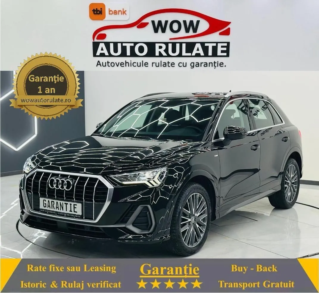 AUDI Q3 2019 2.0D E6 4x4 Garantie 12 Luni Rate Avans 0 Doar Cu Buletinul 2019 - WOW Auto Rulate