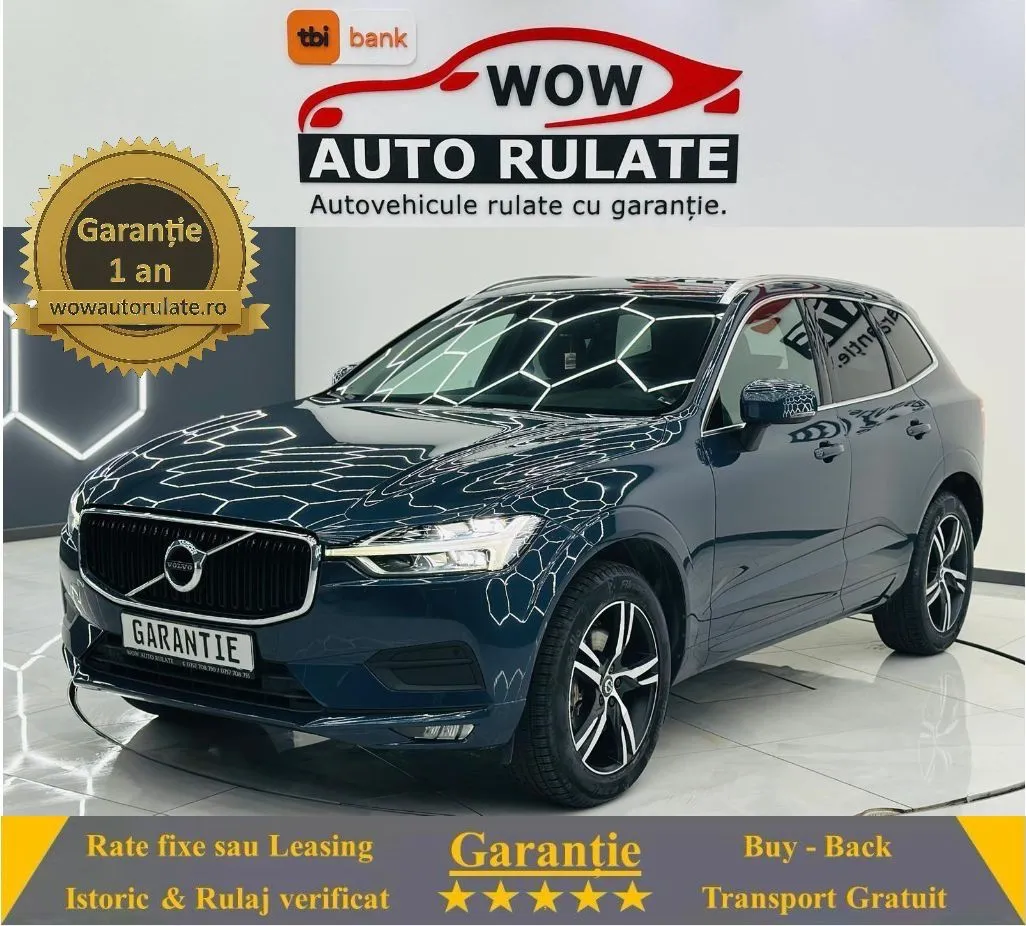 VOLVO Xc-60 2019 2.0D E6 Garantie 12 Luni Rate Avans 0 Doar Cu Buletinul 2019 - WOW Auto Rulate