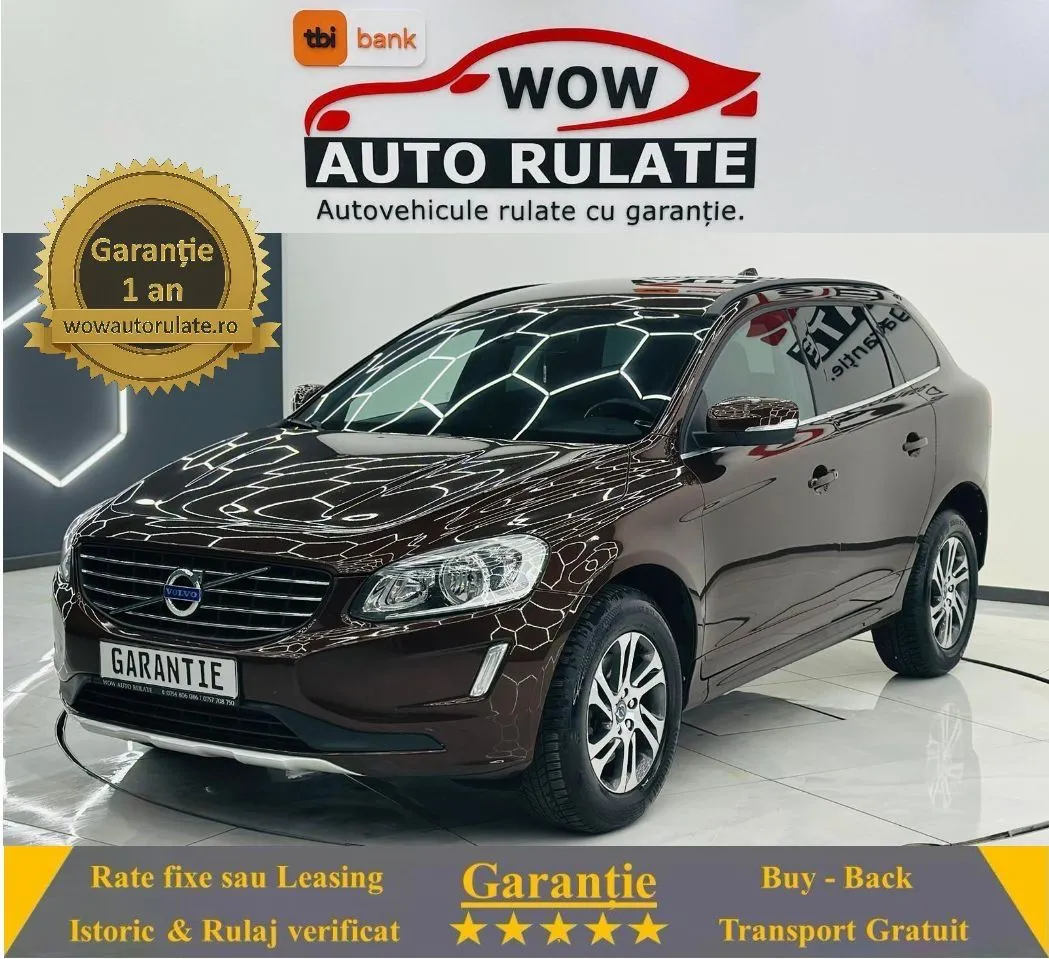 VOLVO Xc-60 2015 2.0D E5 Garantie 12 Luni Rate Avans 0 Doar Cu Buletinul 2015 - WOW Auto Rulate