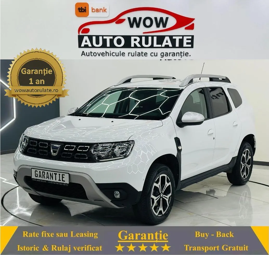 DACIA DUSTER 2019 1.6i E6 Garantie 12 Luni Rate Avans 0 Doar Cu Buletinul 2019 - WOW Auto Rulate