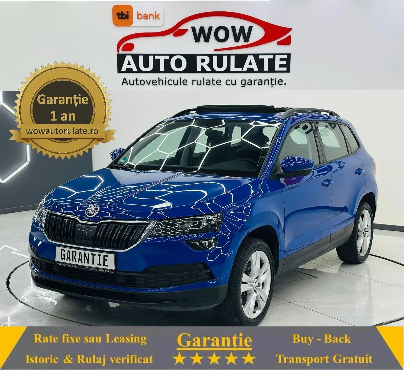 SKODA KAROQ 2018 1.6D E6 Garantie 12 Luni Rate Avans 0 Doar Cu Buletinul 2018 - WOW Auto Rulate