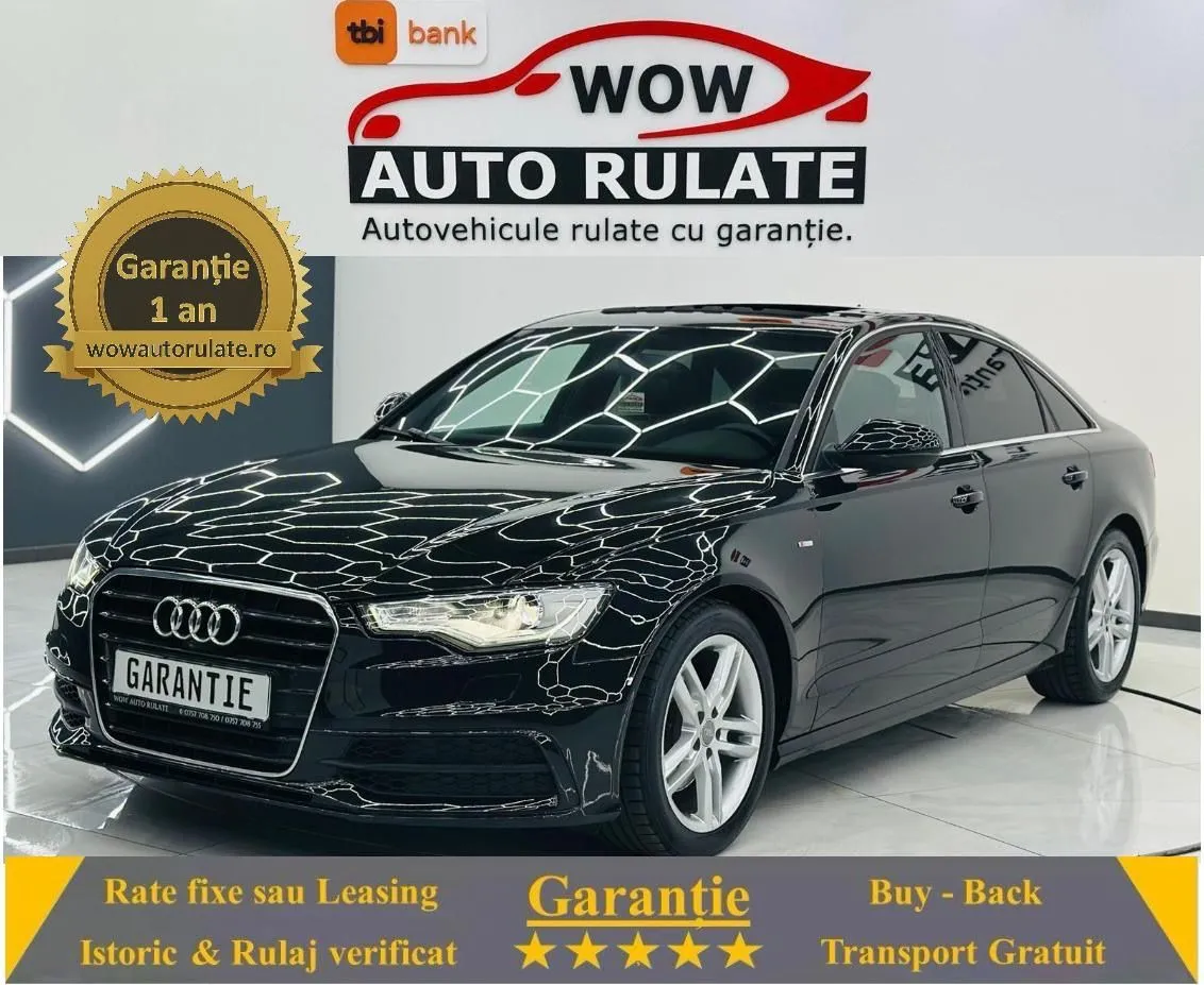 AUDI A6 2012 2.0D E5 Garantie 12 Luni Rate Avans 0 Doar Cu Buletinul 2012 - WOW Auto Rulate