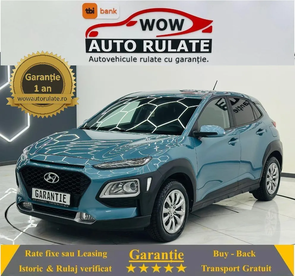 HYUNDAI KONA 2020 1.0i E6 Garantie 12 Luni Rate Avans 0 Doar Cu Buletinul 2020 - WOW Auto Rulate