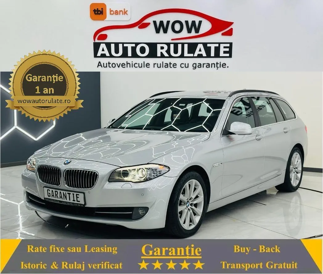 BMW Seria 5 2011 2.0D E5 Garantie 12 Luni Rate Avans 0 Doar Cu Buletinul 2011 - WOW Auto Rulate