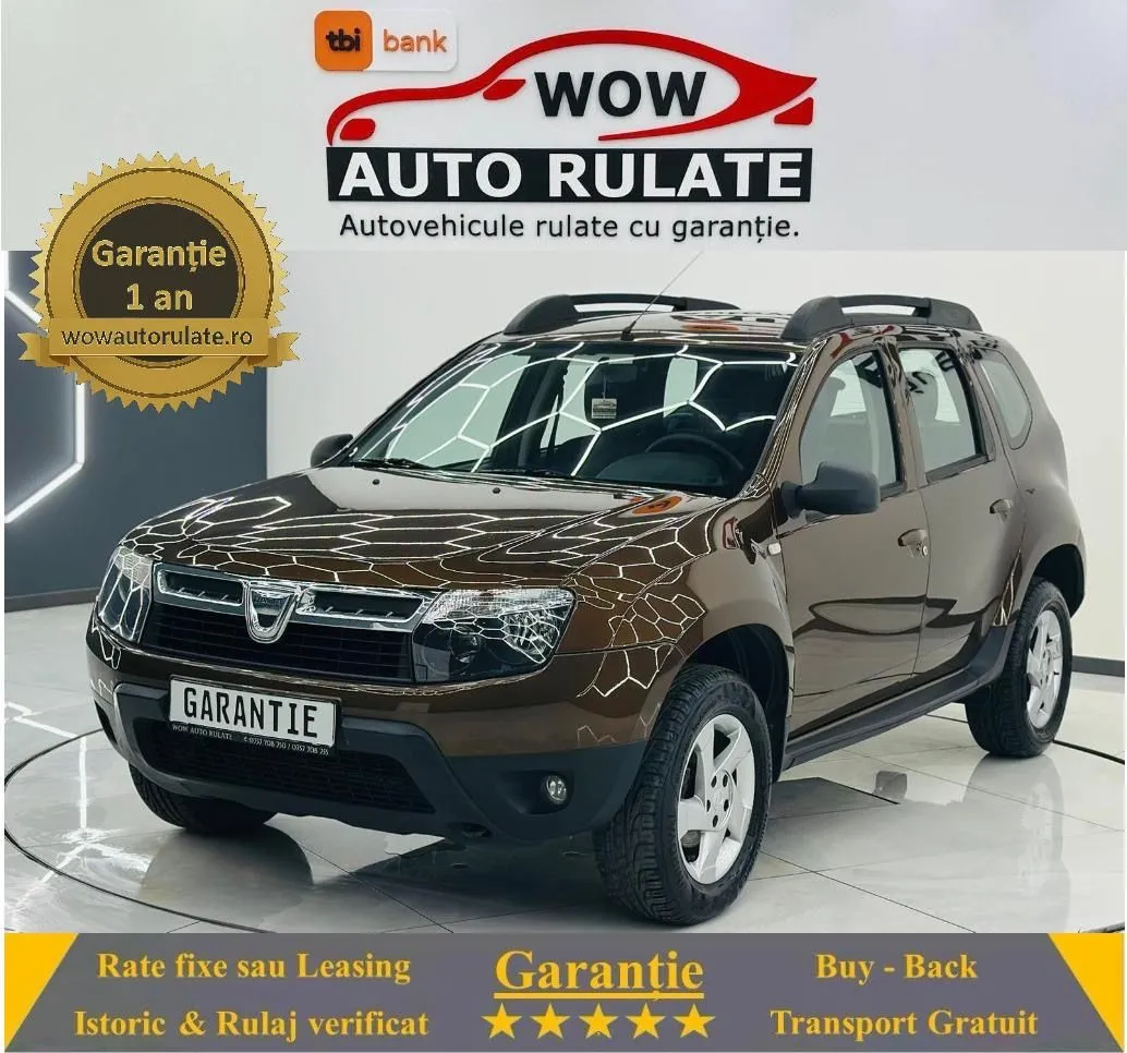 DACIA DUSTER 2013 1.5D E5 Garantie 12 Luni Rate Avans 0 Doar Cu Buletinul 2013 - WOW Auto Rulate