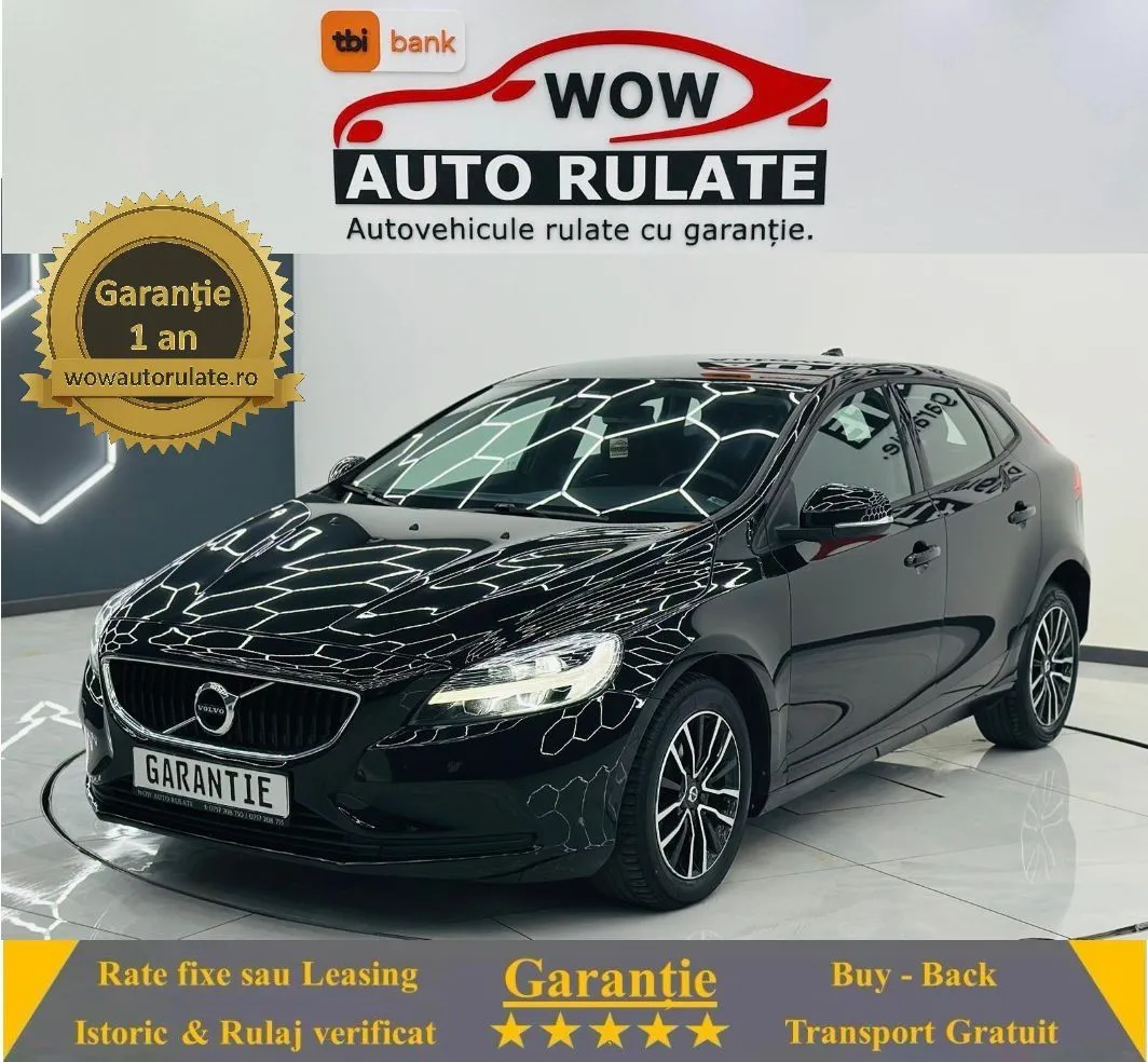 VOLVO V40 2019 2.0D E6 Garantie 12 Luni Rate Avans 0 Doar Cu Buletinul 2019 - WOW Auto Rulate
