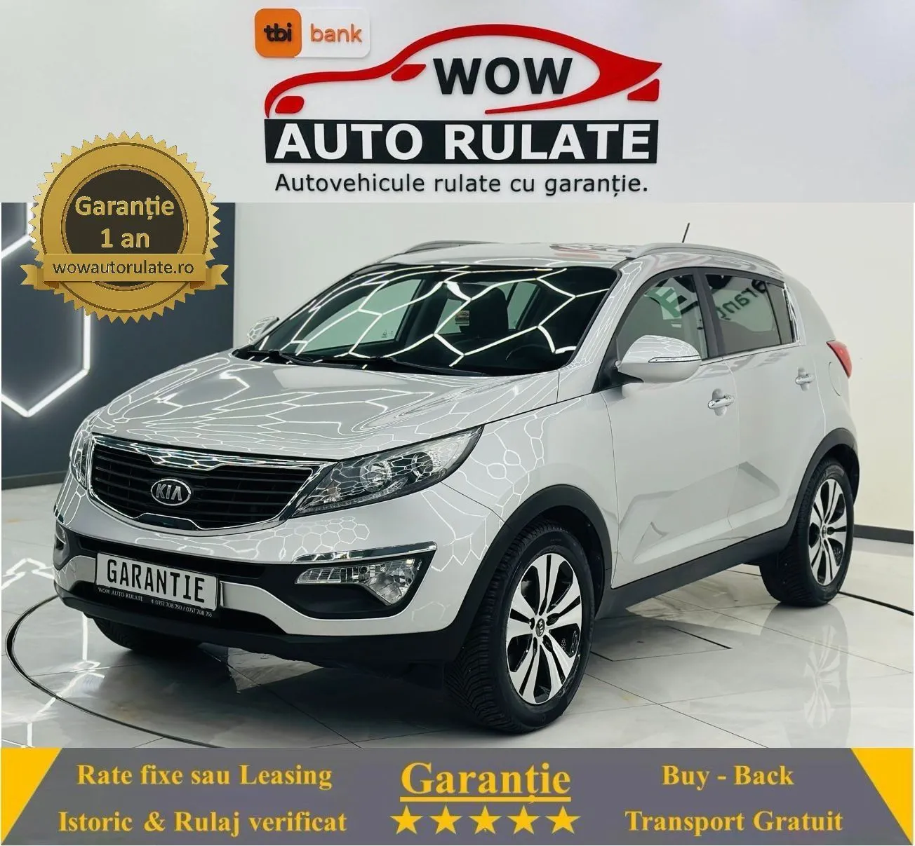 KIA SPORTAGE 2013 1.7D E5 Garantie 12 Luni Rate Avans 0 Doar Cu Buletinul 2013 - WOW Auto Rulate