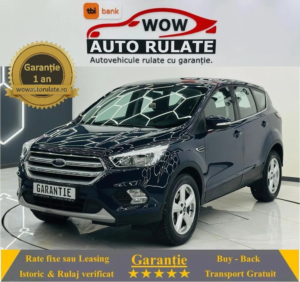 FORD KUGA 2018 1.5i E6 Garantie 12 Luni Rate Avans 0 Doar cu Buletinul 2018 - WOW Auto Rulate