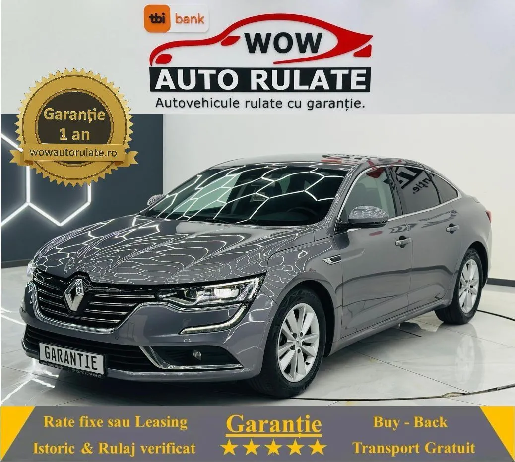RENAULT TALISMAN 2016 1.6D E6 Garantie 12 Luni Rate Avans 0 Doar Cu Buletinul 2016 - WOW Auto Rulate