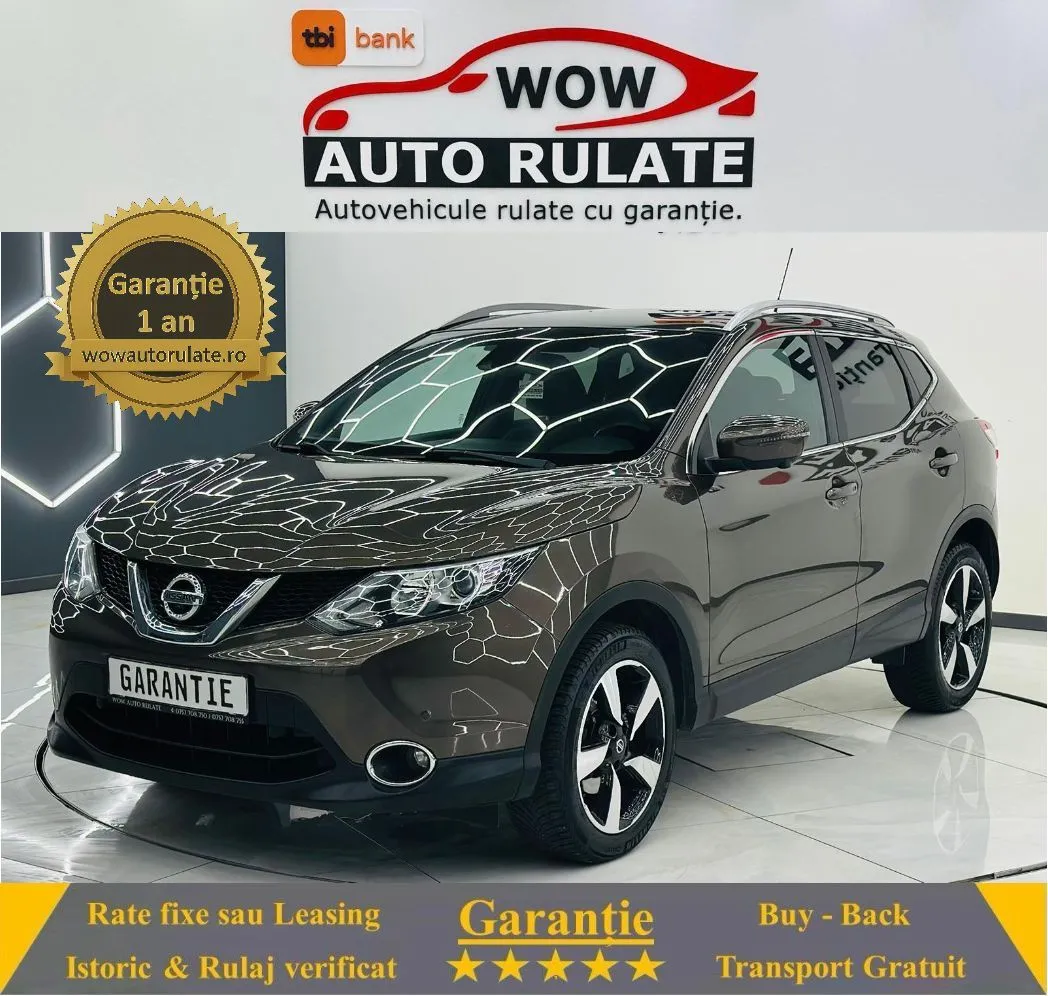 NISSAN Qashqai 2017 1.5D E6 Garantie 12 Luni Rate Avans 0 Doar Cu Buletinul 2017 - WOW Auto Rulate