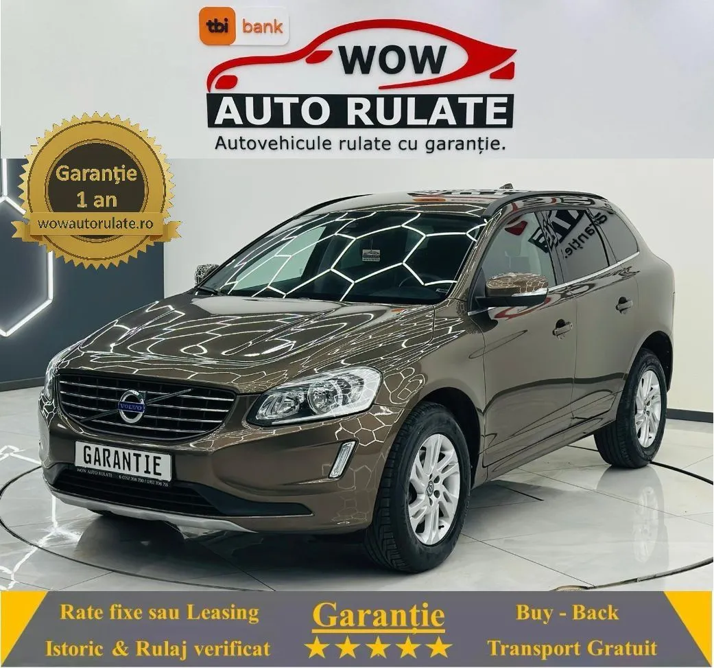 VOLVO Xc-60 2016 2.0D E6 Garantie 12 Luni Rate Avans 0 Doar Cu Buletinul 2016 - WOW Auto Rulate