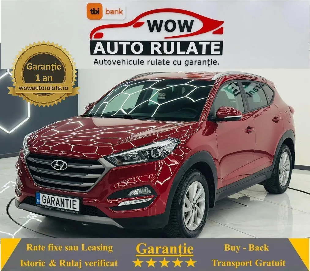 HYUNDAI TUCSON 2018 1.7D E6 Garantie 12  Luni Rate Avans 0 Doar Cu Buletinul 2018 - WOW Auto Rulate
