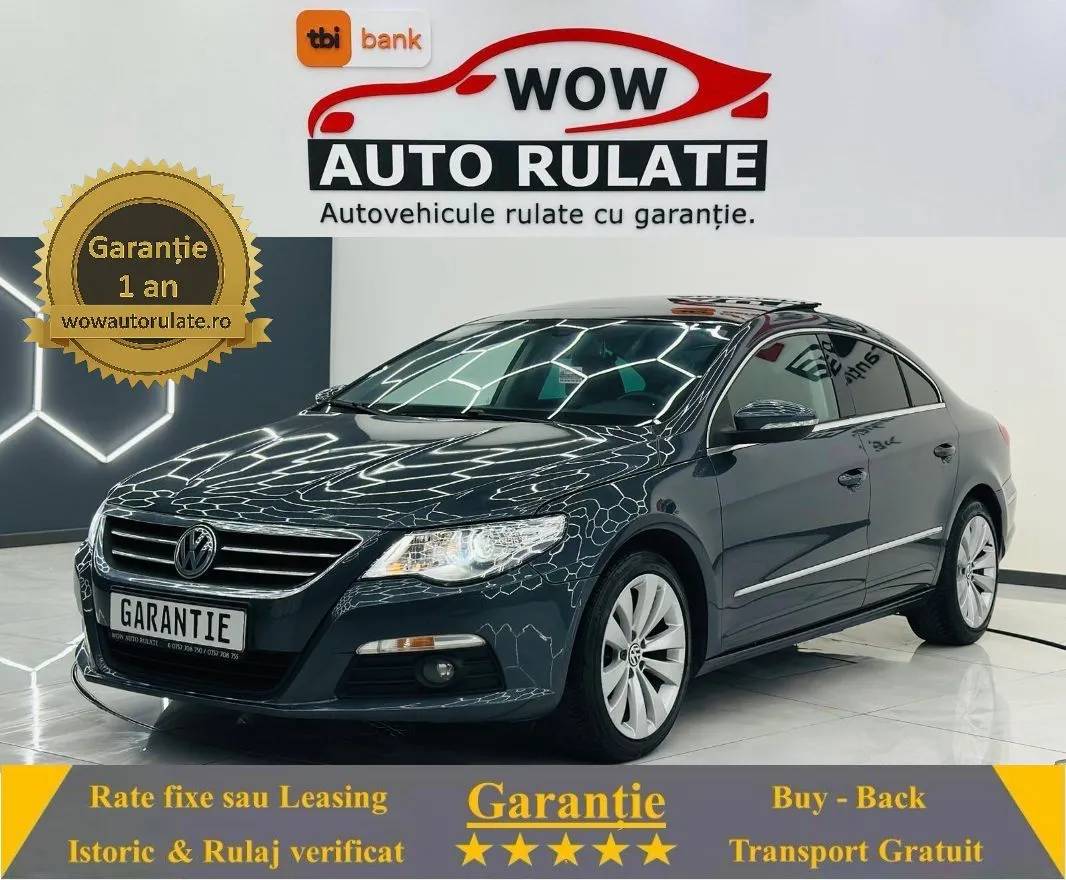 VOLKSWAGEN Passat-cc 2009 2.0D E5 Garantie 12 Luni Rate Avans 0 Doar Cu Buletinul 2009 - WOW Auto Rulate