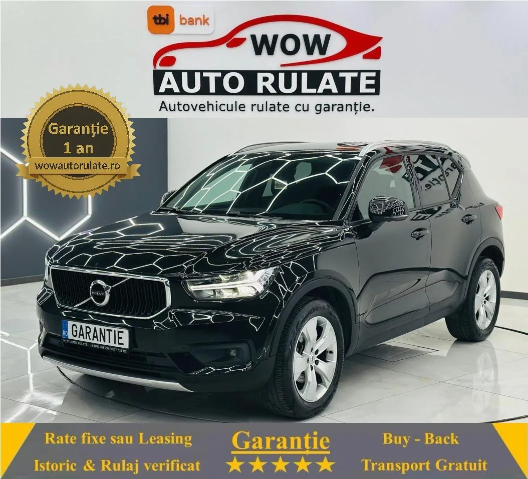 VOLVO Xc-40 2021 1.5i E6 Garantie 12 Luni Rate Avans 0 Doar Cu Buletinul 2021 - WOW Auto Rulate