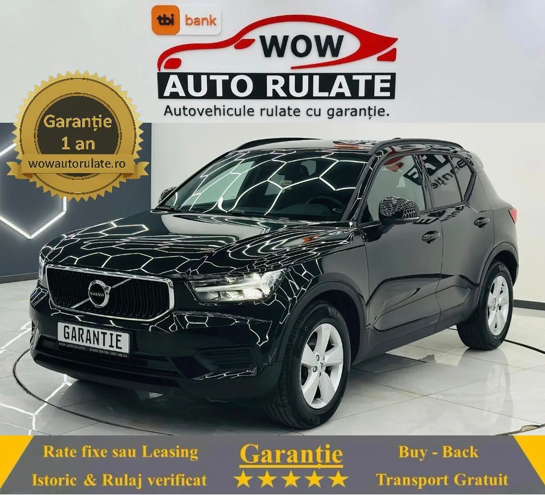 VOLVO Xc-40 2019 1.5i E6 Garantie 12 Luni Rate Avans 0 Doar Cu Buletinul 2019 - WOW Auto Rulate
