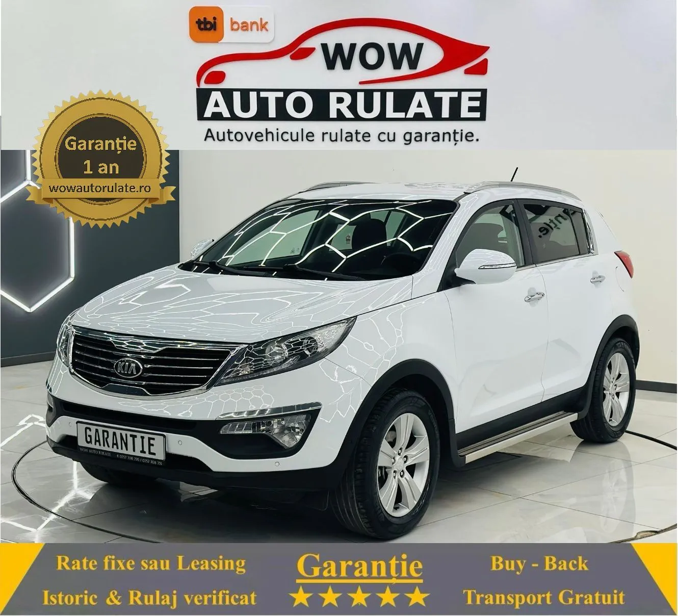 KIA SPORTAGE 2013 1.6i E5 Garantie 12 Luni Rate Avans 0 Doar Cu Buletinul 2013 - WOW Auto Rulate