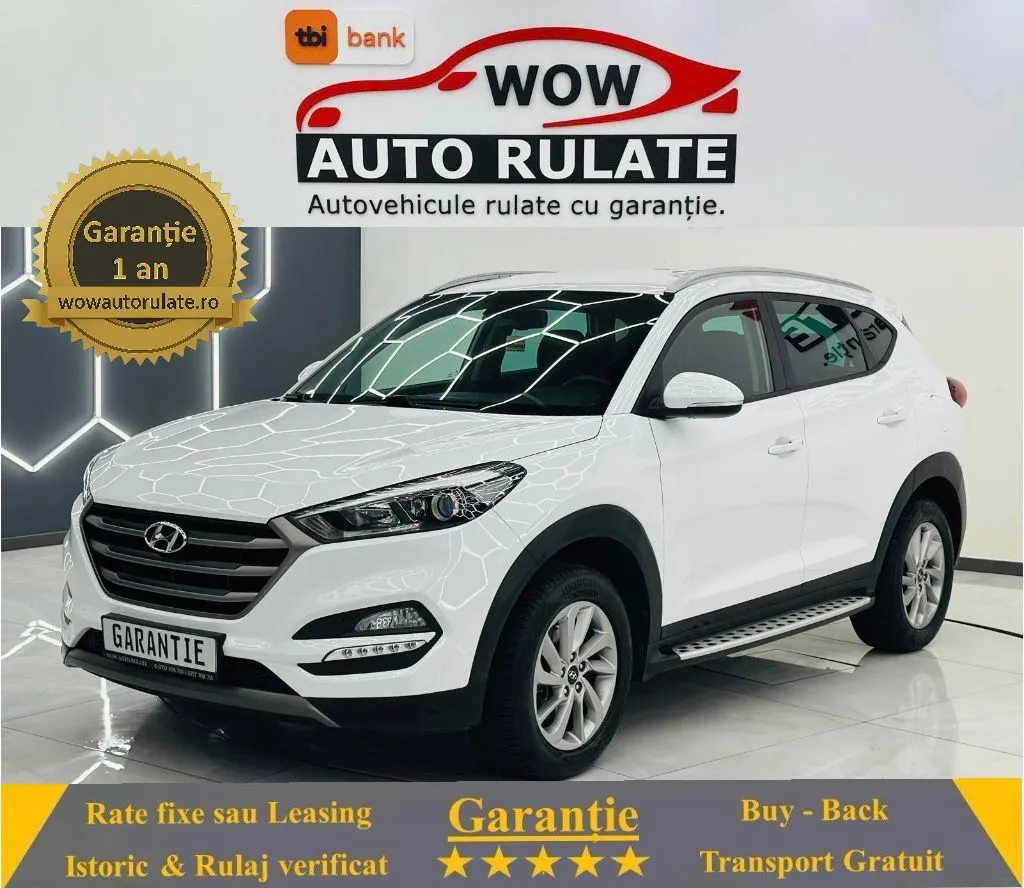 HYUNDAI TUCSON 2016 1.6i E6 Garantie 12 Luni Rate Avans 0 Doar Cu Buletinul 2016 - WOW Auto Rulate
