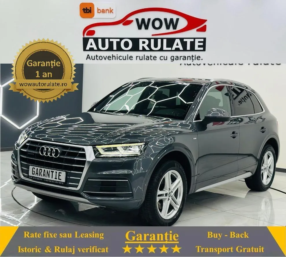 AUDI Q5 2018 2.0D E6 4X4 Garantie 12 Luni Rate Avans 0 Doar Cu Buletinul 2018 - WOW Auto Rulate
