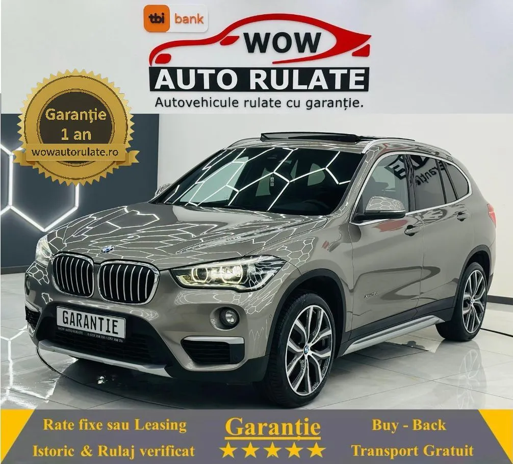 BMW X1 2016 2.0D E6 4X4 Garantie 12 Luni Rate Avans 0 Doar Cu Buletinul 2016 - WOW Auto Rulate