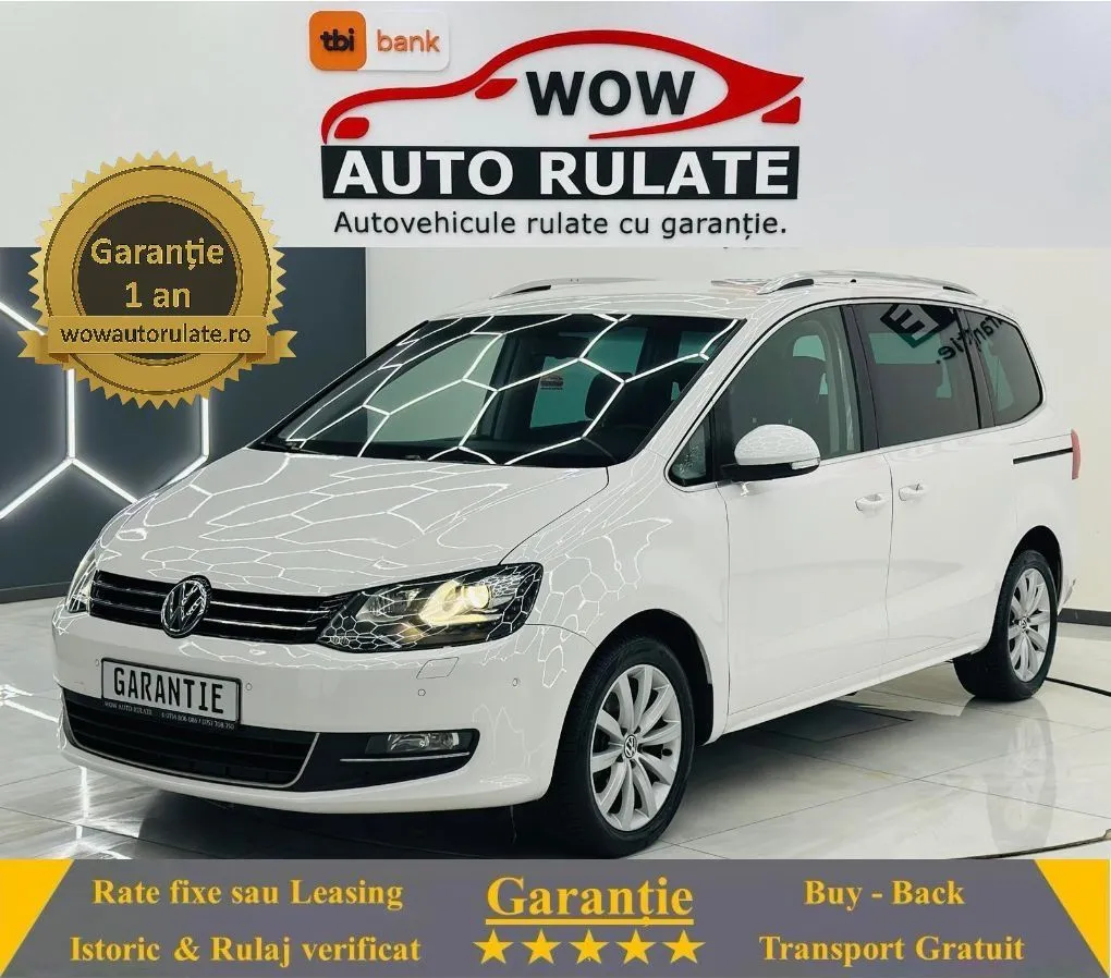 VOLKSWAGEN SHARAN 2011 2.0D E5 7 Locuri Garantie 12 Luni Rate Avans 0 Doar Cu Buletinul 2011 - WOW Auto Rulate