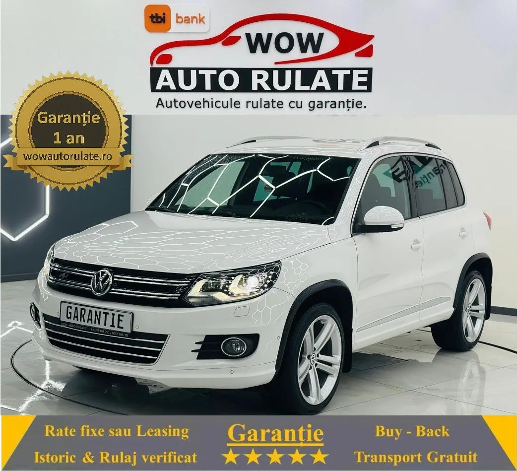 VOLKSWAGEN TIGUAN 2013 2.0D E5 4x4 Garantie 12 Luni Rate Avans 0 Doar Cu Buletinul 2013 - WOW Auto Rulate