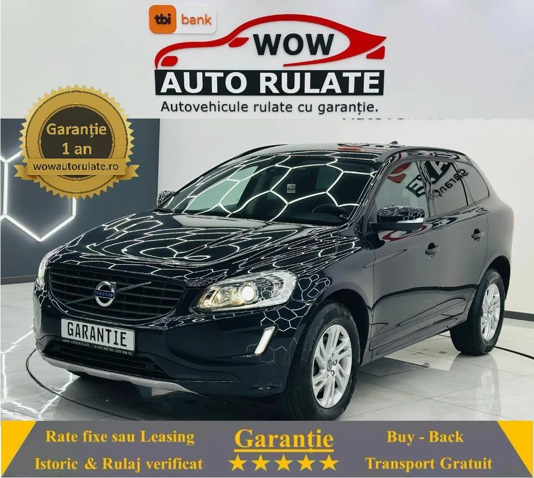 VOLVO Xc-60 2017 2.0D E6 Garantie 12 Luni Rate Avans 0 Doar Cu Buletinul 2017 - WOW Auto Rulate