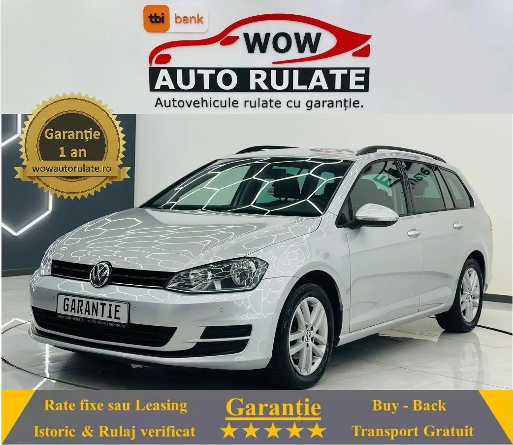 VOLKSWAGEN GOLF 2014 1.6D E5 Garantie 12 Luni Rate Avans 0 Doar Cu Buletinul 2014 - WOW Auto Rulate